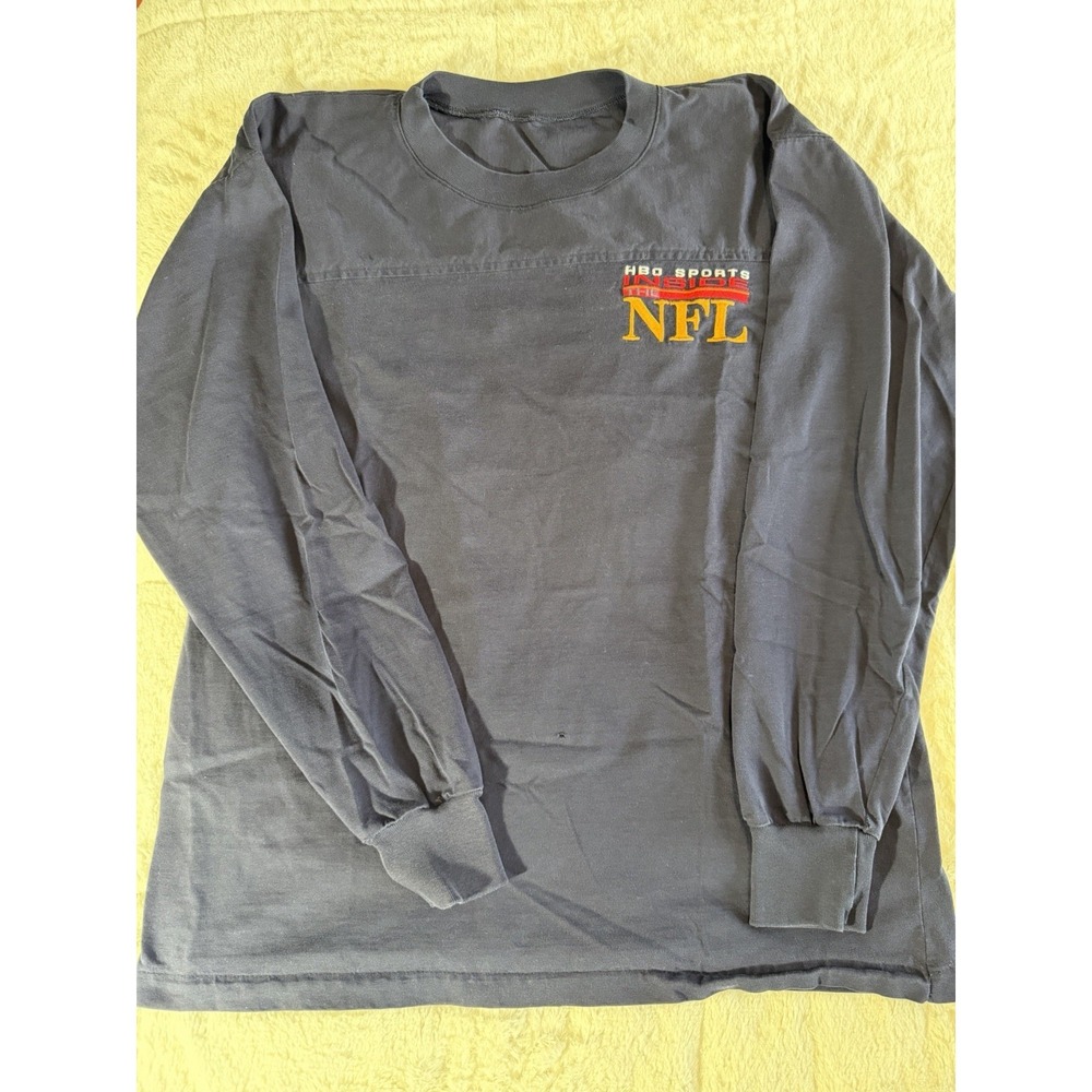 HBO‎ NFL Men's Size XL Long Sleeve #80s #90s #VTG #Y2K